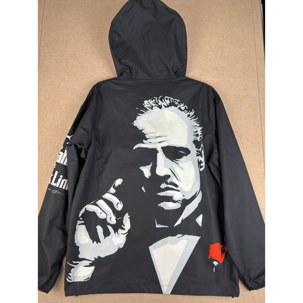 The Godfather Chalk Line Hoodie‎ M Shorts S Black Don Corleone Licensed Bundle - Picture 3 of 16